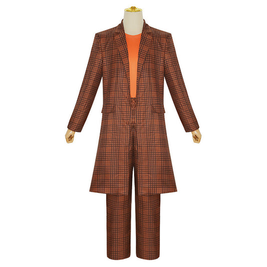 Cosplay Costume Ncuti Gatwa Doctor Who TV Cosplay Tenue Marron Homme