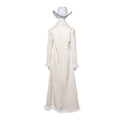 Cosplay Costume Nico Robin One Piece Live Action 2(2026) TV Cosplay Tenue Blanche et Violette Femme Ver.2
