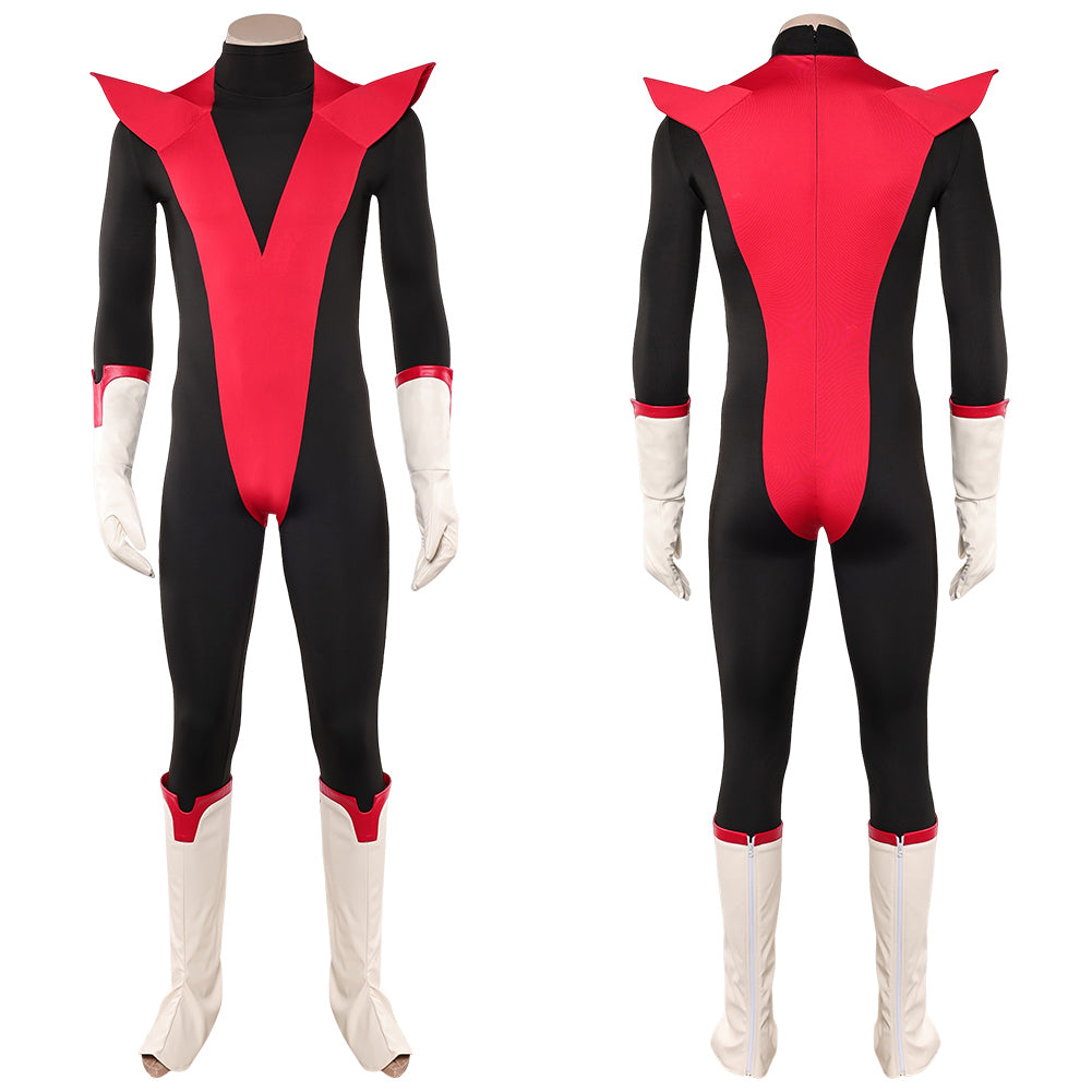 Cosplay Costume Nightcrawler X-Men '97 Saison 2(2026) TV Cosplay Combinaison Noire et Rouge Homme