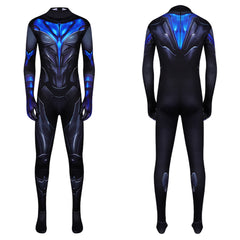 Cosplay Costume Nightwing The Batman Part II(2027) Film Cosplay Combinaison Bleue Homme