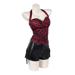 Cosplay Costume Nikki Obsessed Film Cosplay Tenue Rouge et Noire Femme
