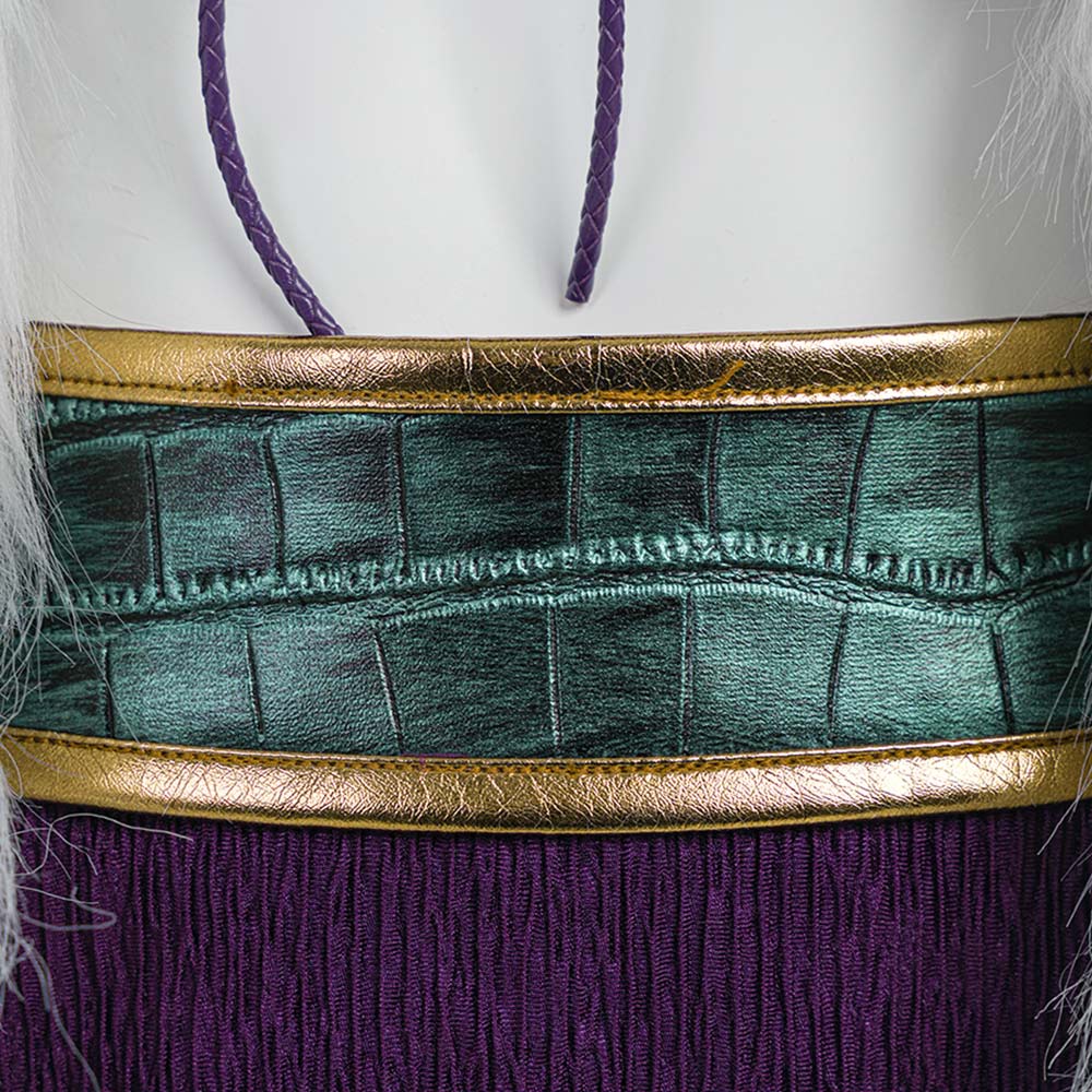 Cosplay Costume Niko Robin One Piece Live Action 2(2026) TV Cosplay Tenue Blanche et Violette Femme