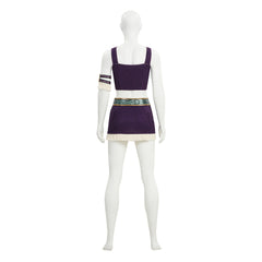 Cosplay Costume Niko Robin One Piece Live Action 2(2026) TV Cosplay Tenue Blanche et Violette Femme