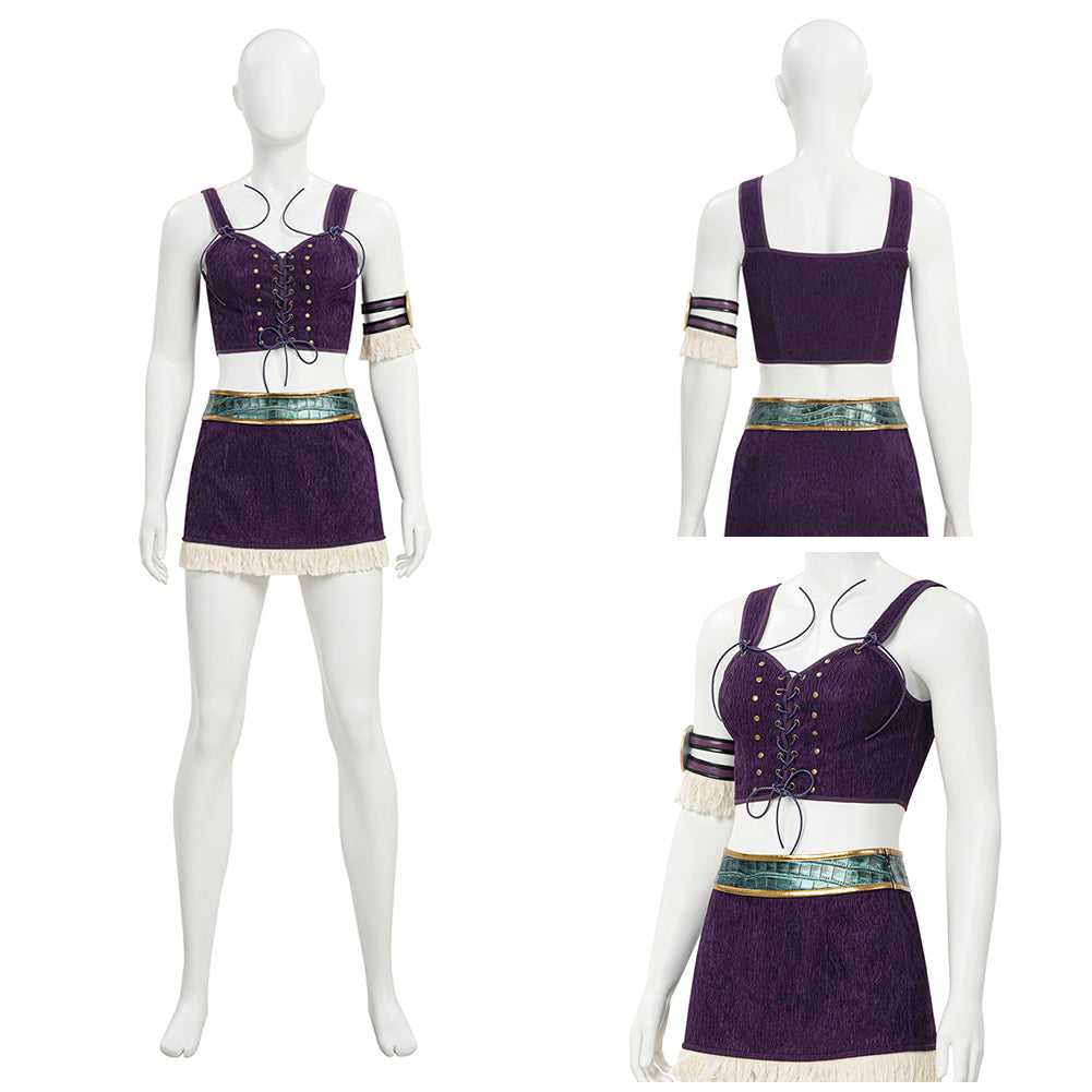 Cosplay Costume Niko Robin One Piece Live Action 2(2026) TV Cosplay Tenue Violette Femme
