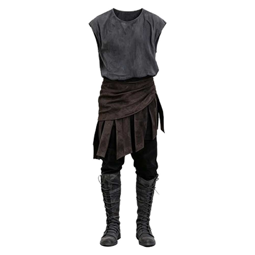 Cosplay Costume Odysseus The Odyssey(2026) Film Cosplay Tenue Grise Homme