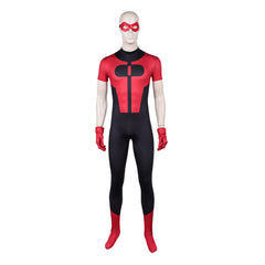 Cosplay Costume Oliver Grayson Invincible 4(2026) TV Cosplay Combinaison Noire et Rouge Homme