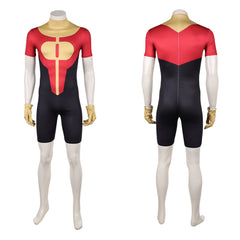 Cosplay Costume Oliver Grayson Invincible 4(2026) TV Cosplay Combinaison Rouge et Jaune Homme