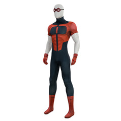 Cosplay Costume Oliver Grayson Invincible 4(2026) TV Cosplay Combinaison Rouge et Noire Homme Ver.2