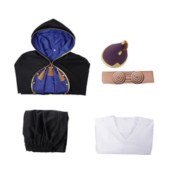 Cosplay Costume Olruggio Tongari Boushi no Atelier(2026) Anime Cosplay Tenue Noire et Bleue Homme