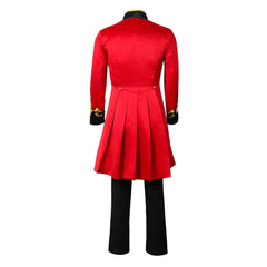 Cosplay Costume P.T. Barnum The Greatest Showman Film Cosplay Tenue Rouge Homme