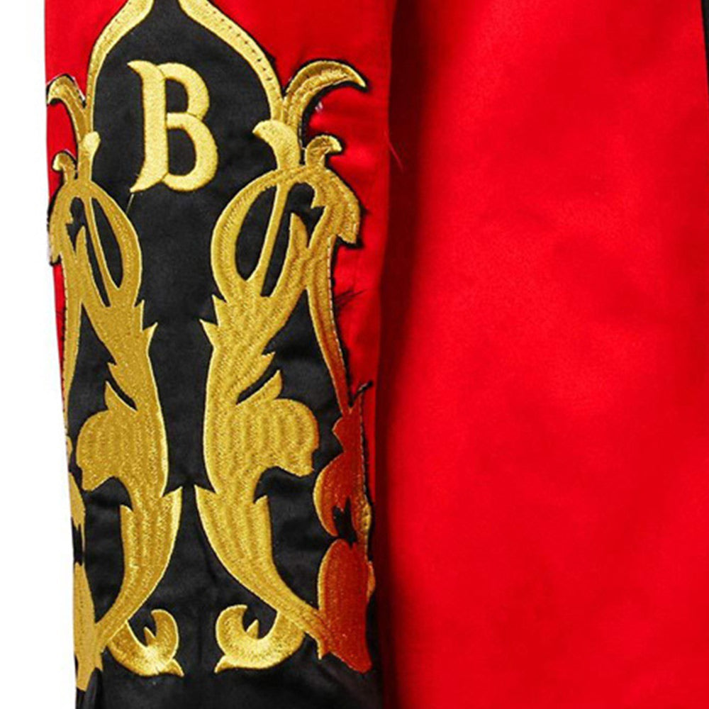Cosplay Costume P.T. Barnum The Greatest Showman Film Cosplay Tenue Rouge Homme