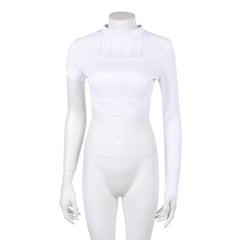 Cosplay Costume Padme Amidala La Guerre des Étoiles Film Cosplay Haut Blanc Femme