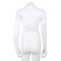 Cosplay Costume Padme Amidala La Guerre des Étoiles Film Cosplay Haut Blanc Femme