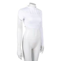 Cosplay Costume Padme Amidala La Guerre des Étoiles Film Cosplay Haut Blanc Femme