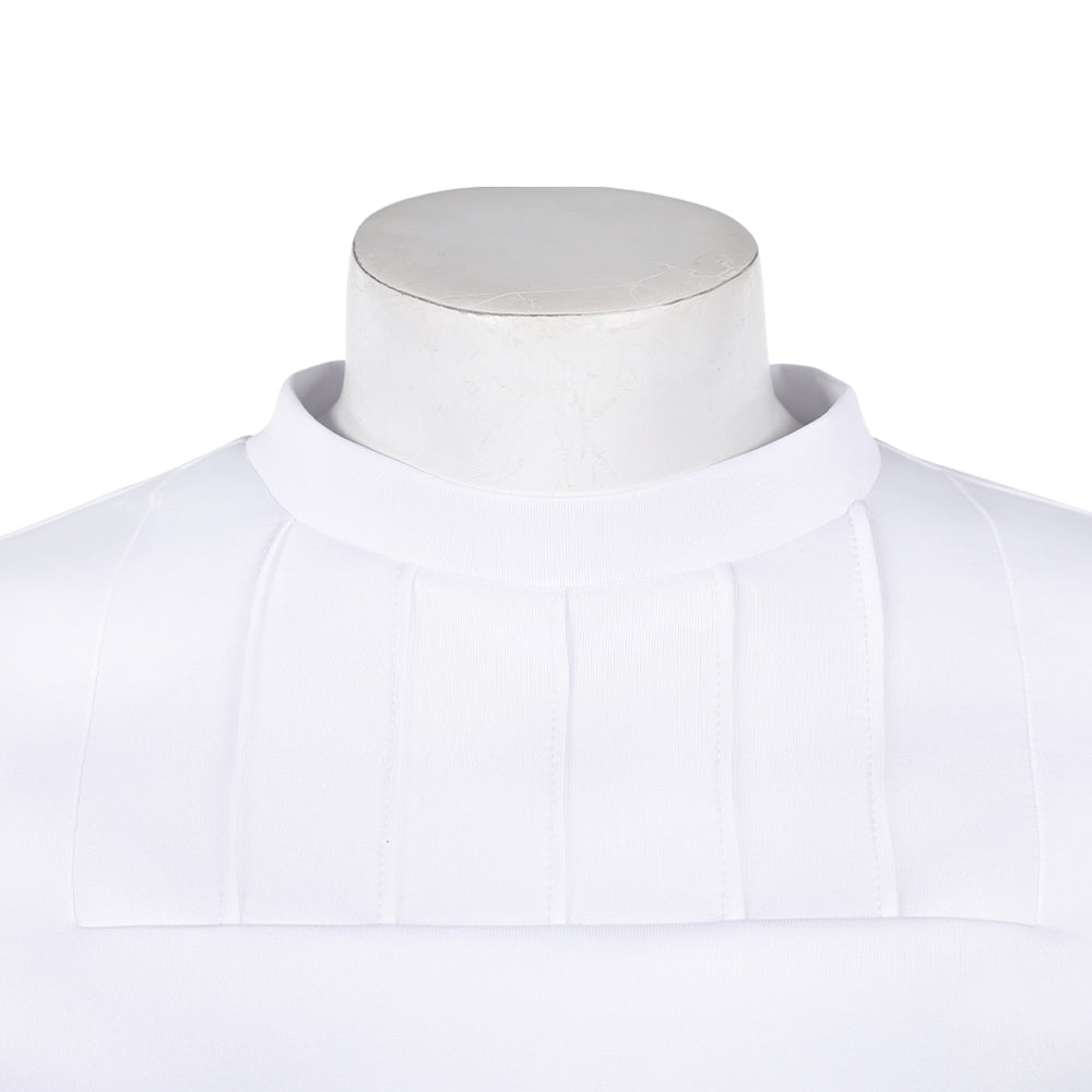 Cosplay Costume Padme Amidala La Guerre des Étoiles Film Cosplay Haut Blanc Femme