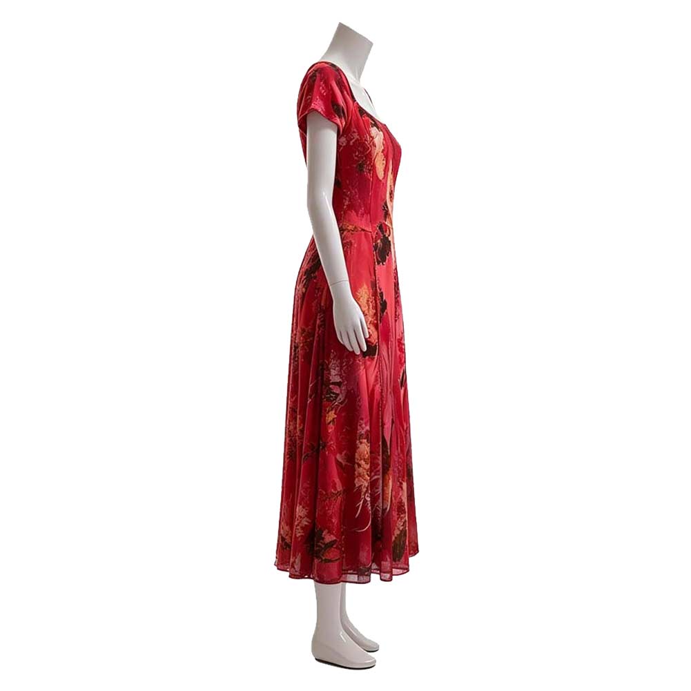Cosplay Costume Patricia Widow's Bay(2026) TV Cosplay Robe Rouge Femme