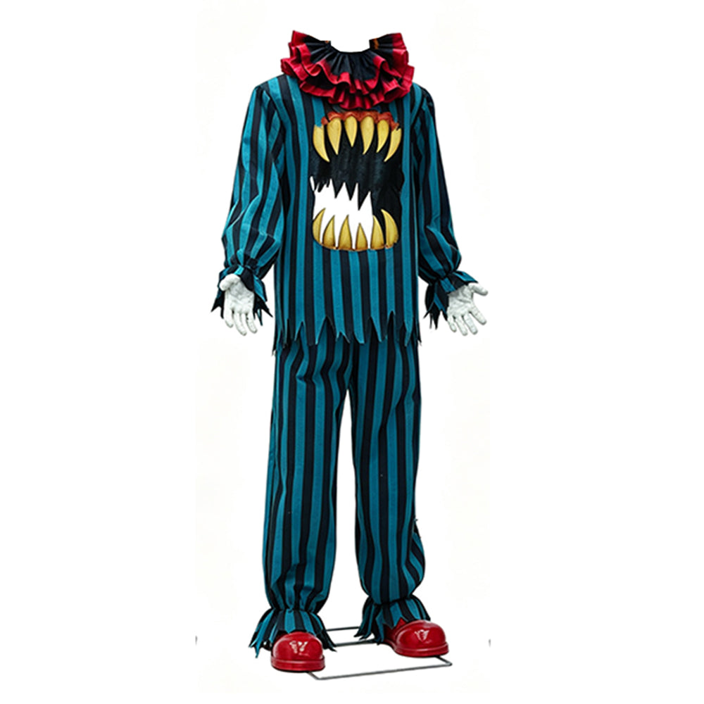 Cosplay Costume Pennywise It Film Cosplay Tenue Noire et Bleue Homme