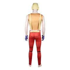 Cosplay Costume Pocoloco JJBA 7(2026) Anime Cosplay Tenue Jaune et Rouge Cosplay Costume
