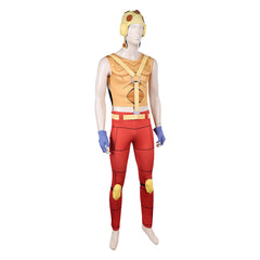 Cosplay Costume Pocoloco JJBA 7(2026) Anime Cosplay Tenue Jaune et Rouge Cosplay Costume