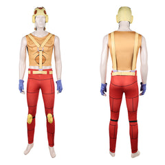 Cosplay Costume Pocoloco JJBA 7(2026) Anime Cosplay Tenue Jaune et Rouge Cosplay Costume