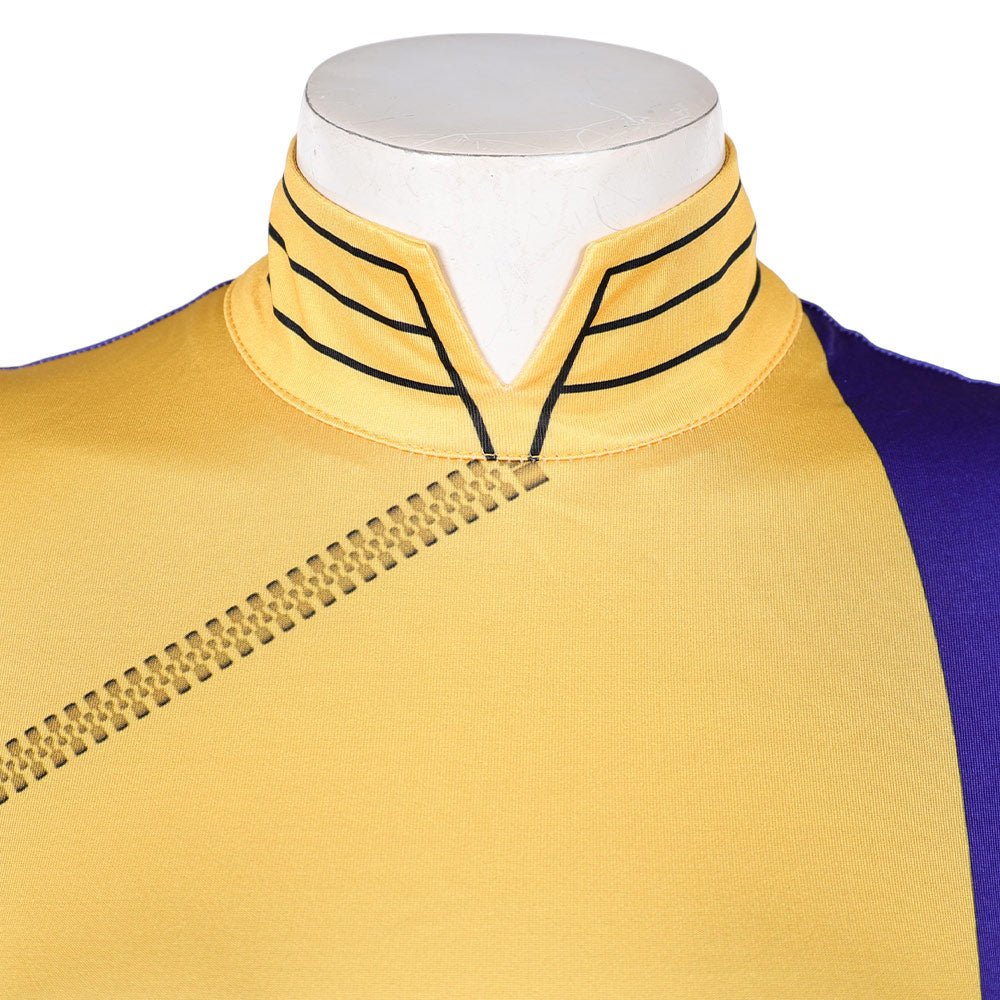 Cosplay Costume Polaris X-Men '97 Saison 2(2026) TV Cosplay Combinaison Bleue et Jaune Femme
