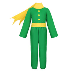 Cosplay Costume Prince Le Petit Prince Film Cosplay Tenue Verte Enfant