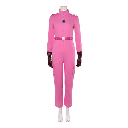 Cosplay Costume Princess Peach The Super Mario Galaxy Movie(2026) Film Cosplay Combinaison Rose Femme