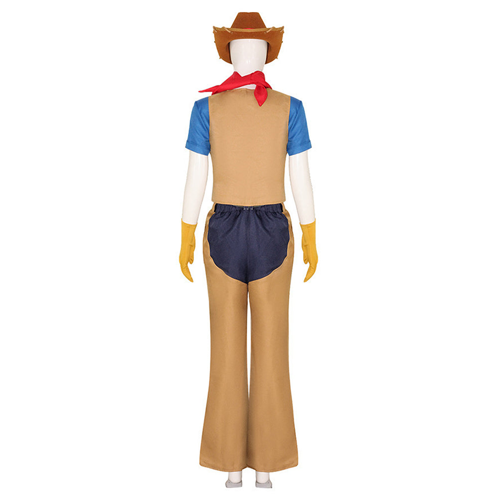 Cosplay Costume Princess Peach The Super Mario Galaxy Movie(2026) Film Cosplay Tenue Marron Femme