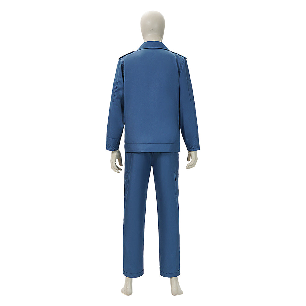 Cosplay Costume Professor X Avengers 5(2026) Film Cosplay Tenue Bleue Homme