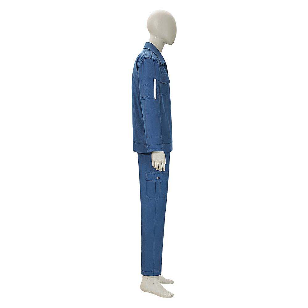 Cosplay Costume Professor X Avengers 5(2026) Film Cosplay Tenue Bleue Homme