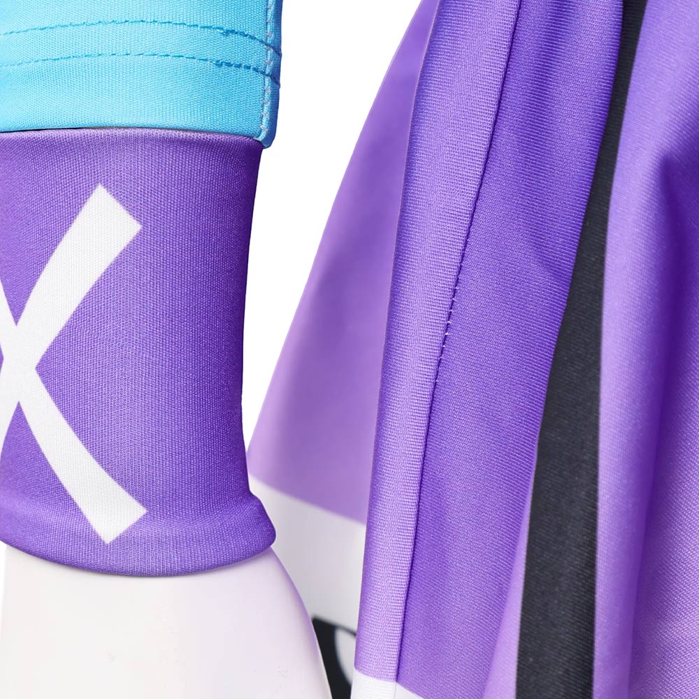 Cosplay Costume Psylocke Chouko Takahashi: The Prodigy Jeu Cosplay Tenue Violette et Blanche Femme