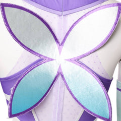 Cosplay Costume Psylocke Chouko Takahashi: The Prodigy Jeu Cosplay Tenue Violette et Blanche Femme