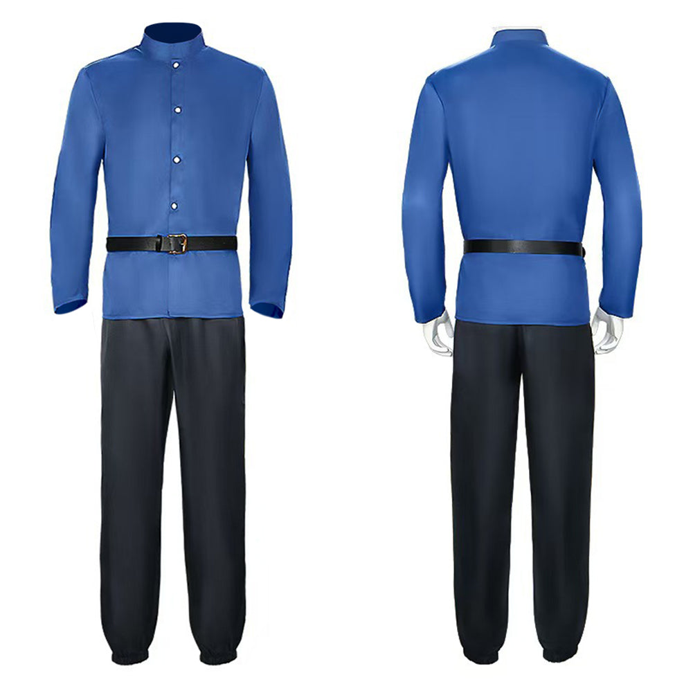 Cosplay Costume Rafał Chikyuu no Undou ni Tsuite Anime Cosplay Tenue Bleue Homme