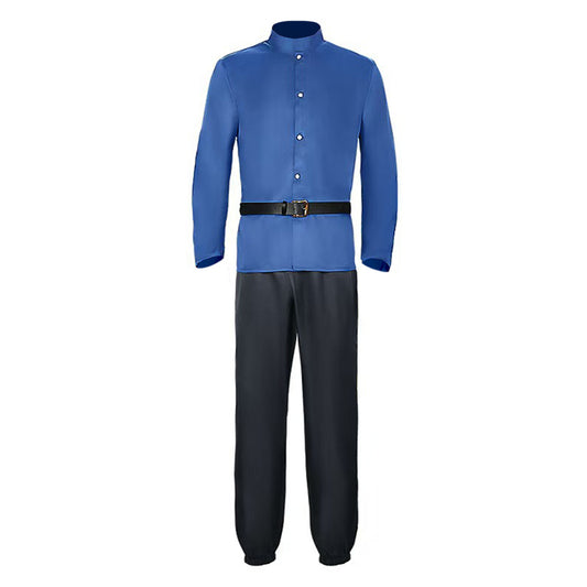 Cosplay Costume Rafał Chikyuu no Undou ni Tsuite Anime Cosplay Tenue Bleue Homme