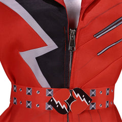 Cosplay Costume Red Charming Descendants: Wicked Wonderland(2026) Film Cosplay Haut et Jupe Femme