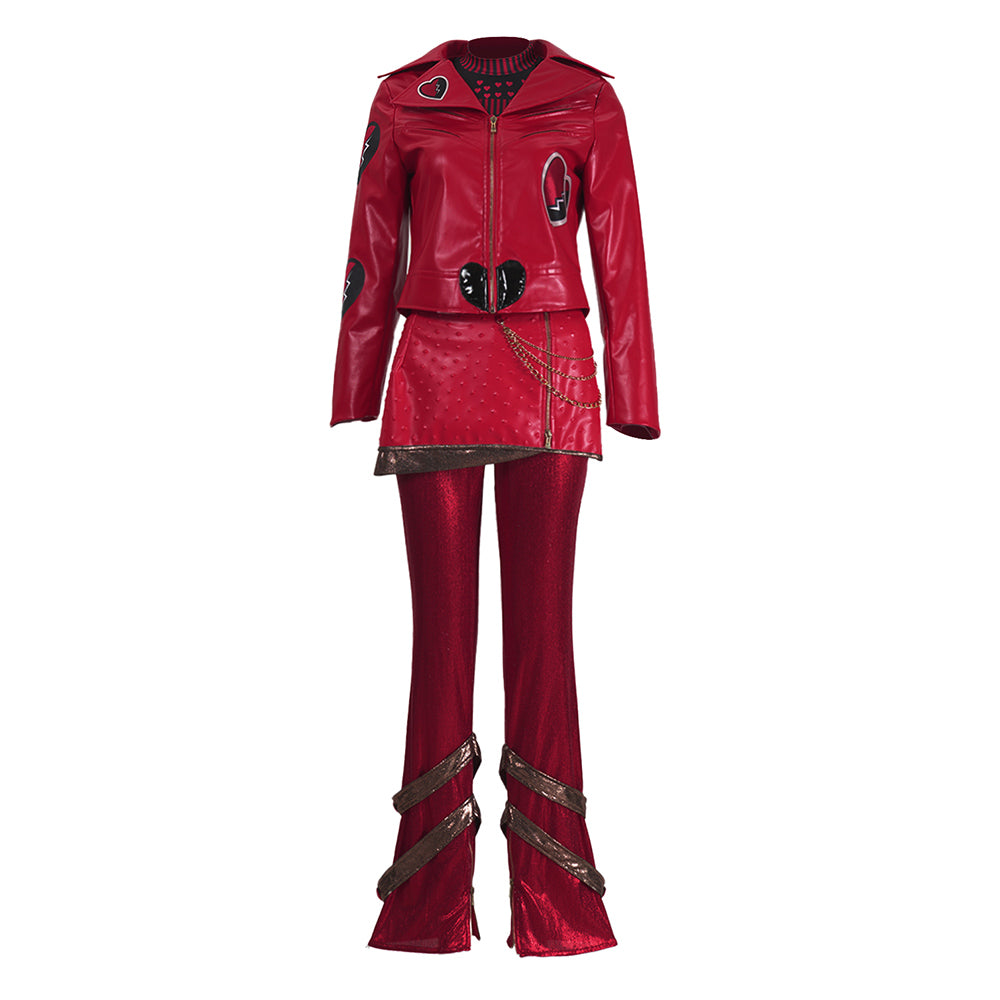 Cosplay Costume Red Descendants: Wicked Wonderland(2026) Film Cosplay Tenue Rouge Femme