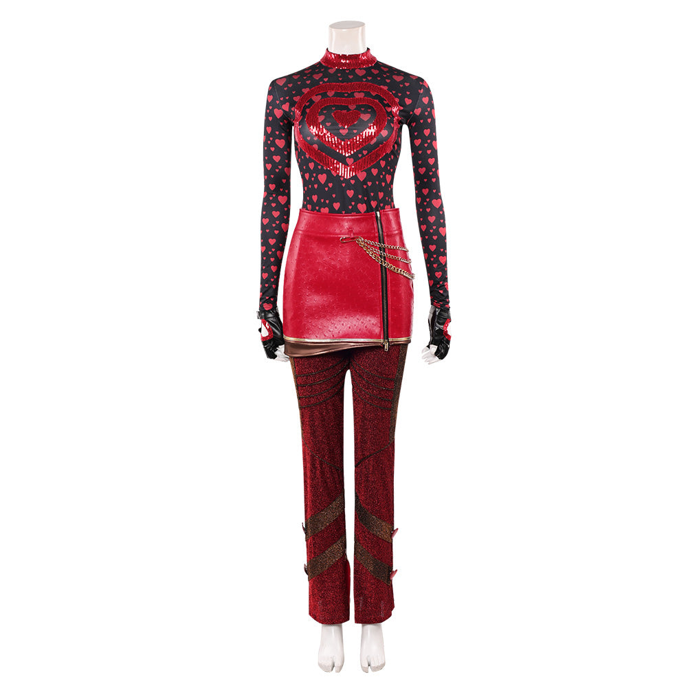 Cosplay Costume Red Descendants: Wicked Wonderland(2026) Film Cosplay Tenue Rouge Femme Ver.2