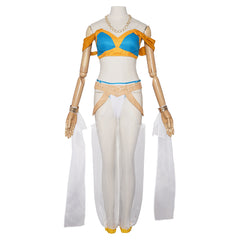 Cosplay Costume Rem Re Zero Saison 4 The Stars that Inscry the Present(2026) Anime Cosplay Tenue Bleue et Blanche Femme