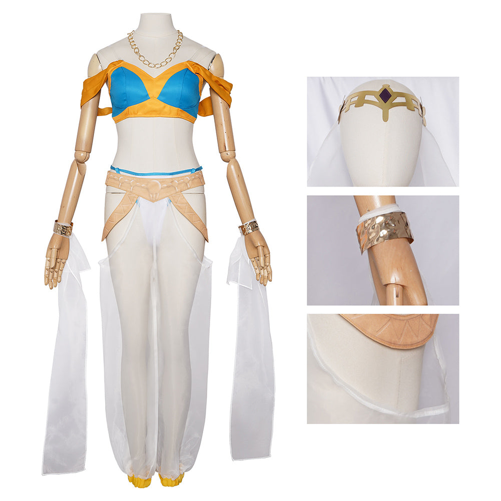 Cosplay Costume Rem Re Zero Saison 4 The Stars that Inscry the Present(2026) Anime Cosplay Tenue Bleue et Blanche Femme