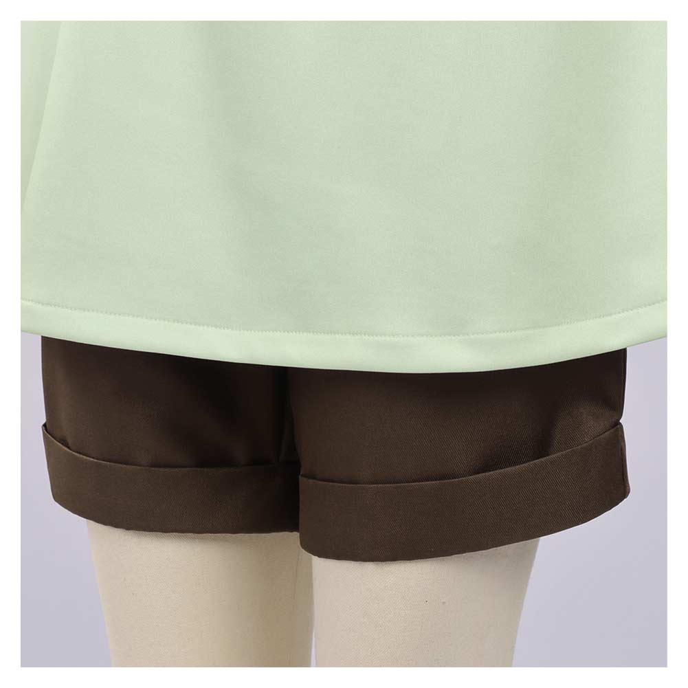 Cosplay Costume Remurin Gachiakuta Anime Tenue Verte et Brune Femme