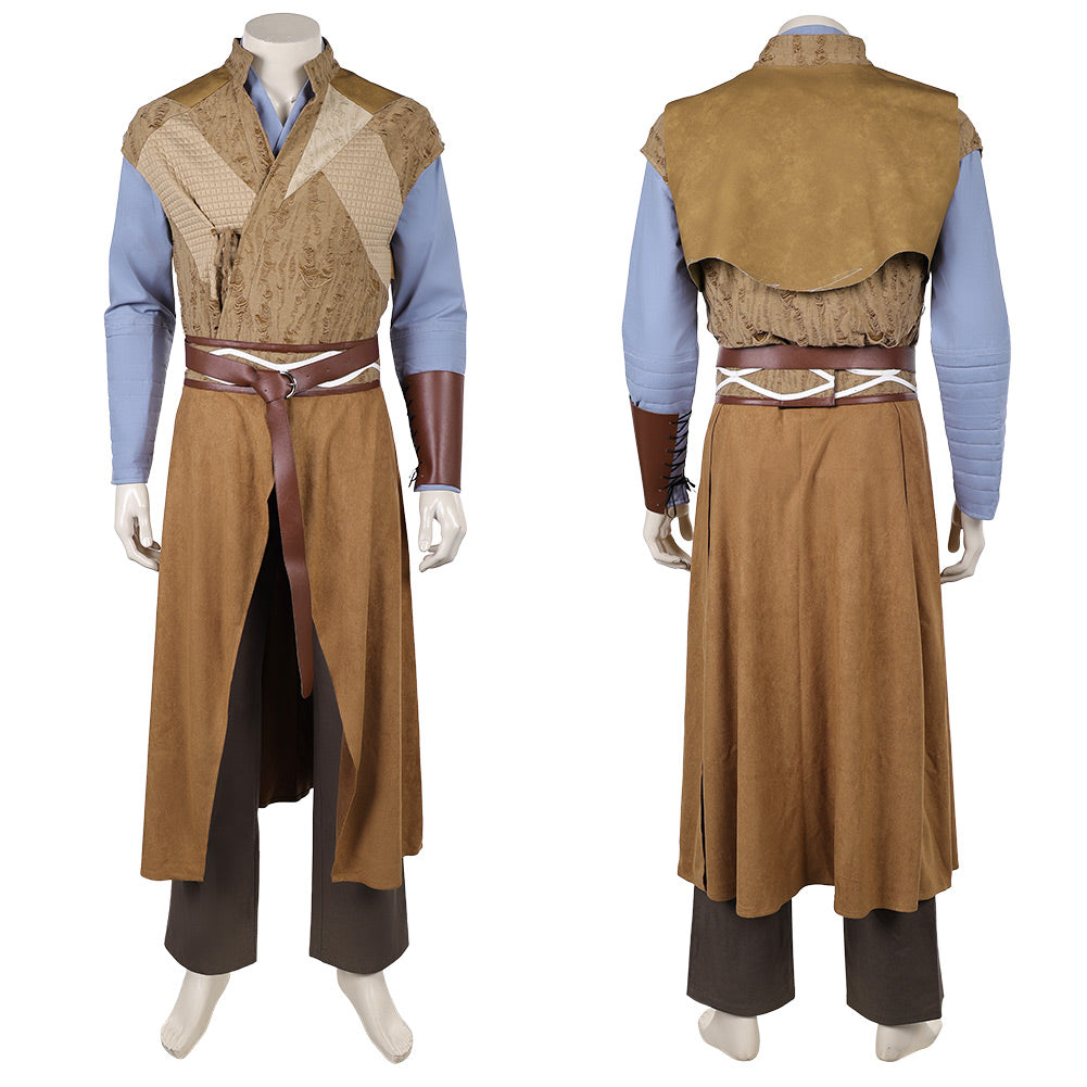 Cosplay Costume Robin Hood On l’appelait Robin des Bois(2026) Film Cosplay Tenue Marron et Bleue Homme