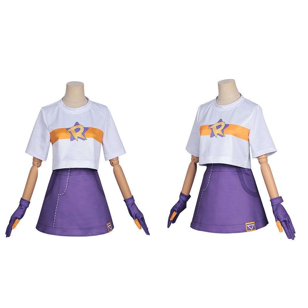 Cosplay Costume Roco Roco Kingdom(2026) Anime Cosplay Tenue Violette Femme