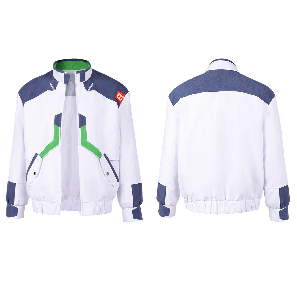 Cosplay Costume Roman Carax Cyberpunk: Edgerunners 2(2026) TV Cosplay Veste Blanche Homme