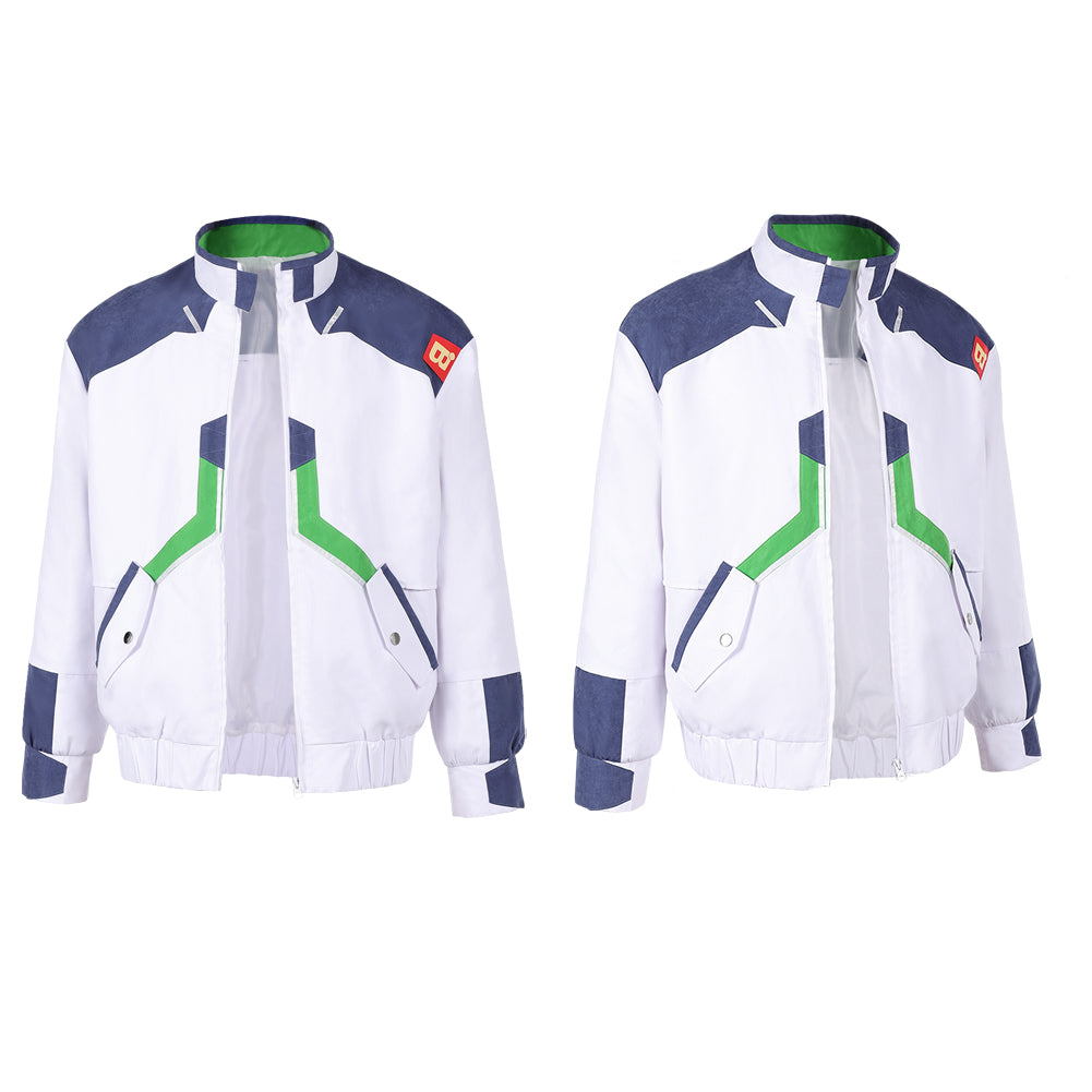 Cosplay Costume Roman Carax Cyberpunk: Edgerunners 2(2026) TV Cosplay Veste Blanche Homme