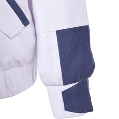 Cosplay Costume Roman Carax Cyberpunk: Edgerunners 2(2026) TV Cosplay Veste Blanche Homme