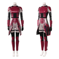Cosplay Costume Rook Kast Maul: Seigneur de l'Ombre(2026) TV Cosplay Tenue Rouge et Noire Femme