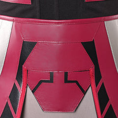 Cosplay Costume Rook Kast Maul: Seigneur de l'Ombre(2026) TV Cosplay Tenue Rouge et Noire Femme