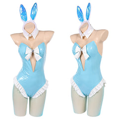 Cosplay Costume Rosalina The Super Mario Galaxy Movie(2026) Film Cosplay Bunny Girl Tenue Bleue Femme