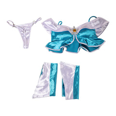 Cosplay Costume Rosalina The Super Mario Galaxy Movie(2026) Film Cosplay Lingerie Sexy Bleu Femme