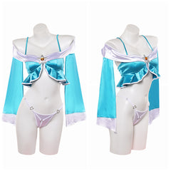 Cosplay Costume Rosalina The Super Mario Galaxy Movie(2026) Film Cosplay Lingerie Sexy Bleu Femme